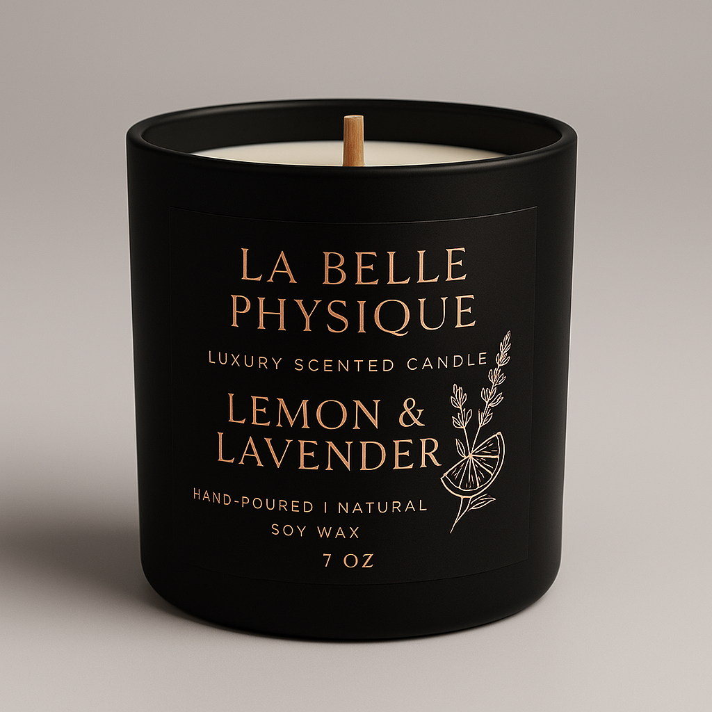Lemon & Lavender Luxury Candle – 7 oz
