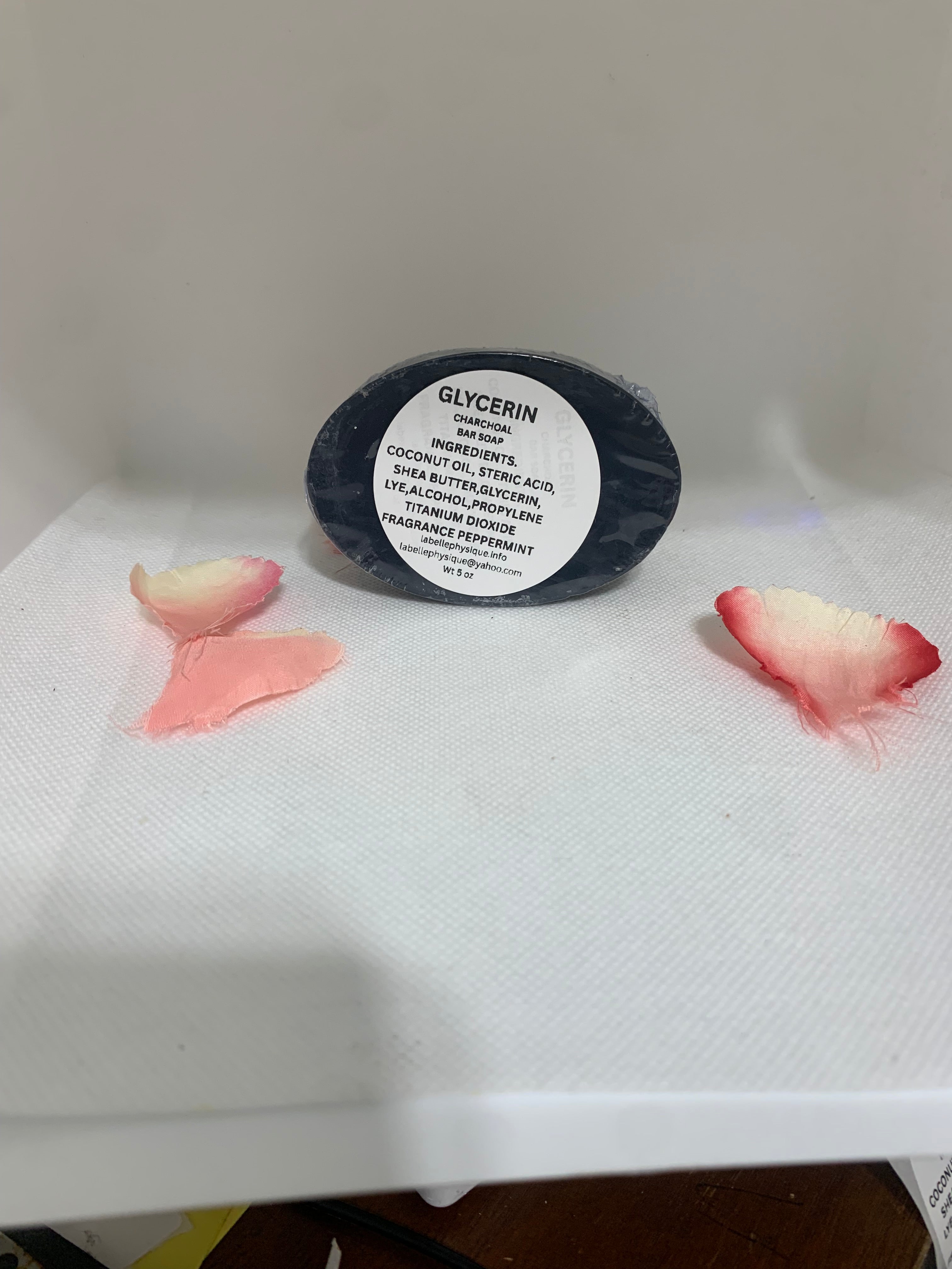 Charcoal Glycerine Bar  Soap