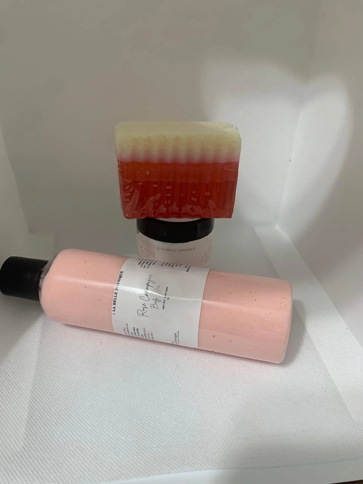 RADIANT BLISS SET: ROSE CHAMPAGNE LOTION & BAR SOAP